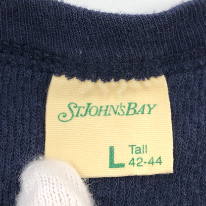 【現状渡し品】【メンズ】 ST JOHN'S BAY セントジョンズベイ L/S THERMAL TEE 長袖 サーマルTシャツ トップス 146-260808-hn-09-fur サイズ：L カラー：ネイビー 万代Net店