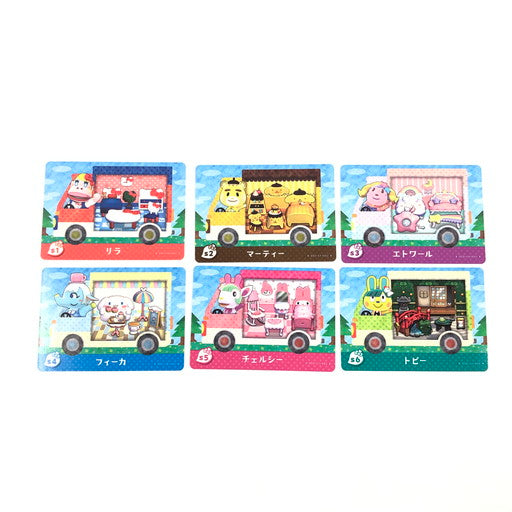 【中古品】 Nintendo とびだせ どうぶつの森 amiibo+ サンリオキャラクターズ コラボ amiiboカード全6種 おまけシール5種セット 024-260828-ma-06-fur 万代Net店