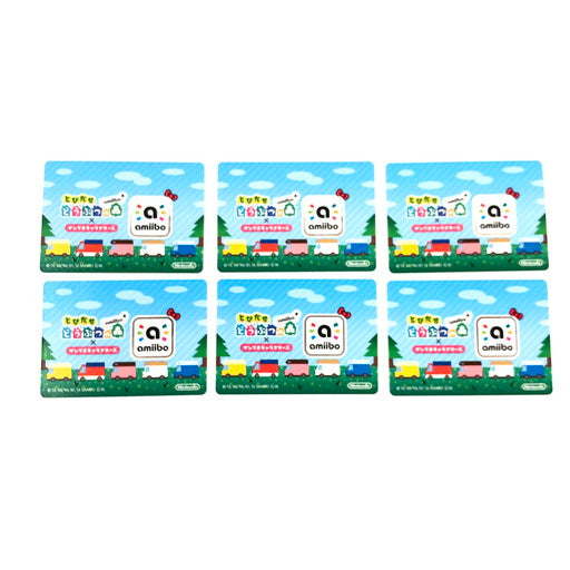 【中古品】 Nintendo とびだせ どうぶつの森 amiibo+ サンリオキャラクターズ コラボ amiiboカード全6種 おまけシール5種セット 024-260828-ma-06-fur 万代Net店