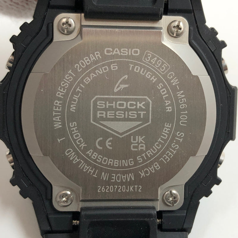 【中古品】【メンズ】 G-SHOCK ジーショック TOUGH SOLAR DIGITAL WATCH GW-M5610U-1ER 並行輸入品 タフソーラー デジタル 腕時計 196-260809-hn-01-fur カラー：ブラック 万代Net店