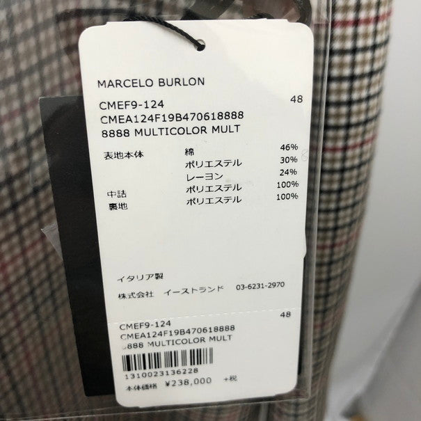 【中古品】【メンズ】  MARCELO BURLON CMEA124F19B470618888 BUMPER CAR LONG COAT 141-250110-wy-4-tomh サイズ：48 万代Net店