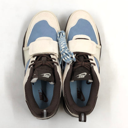 【現状渡し品】【メンズ】 NIKE ナイキ × TRAVIS SCOTT トラヴィススコット ZOOM FIELD JAXX HQ3072-400 ズーム フィールド ジャックス スニーカー シューズ 靴 160-250917-hn-03-fur サイズ：27.0cm US 9 カラー：ペールブルー/アイボリー/ブラウン系 万代Net店