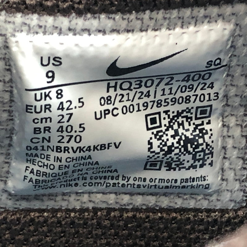 【現状渡し品】【メンズ】 NIKE ナイキ × TRAVIS SCOTT トラヴィススコット ZOOM FIELD JAXX HQ3072-400 ズーム フィールド ジャックス スニーカー シューズ 靴 160-250917-hn-03-fur サイズ：27.0cm US 9 カラー：ペールブルー/アイボリー/ブラウン系 万代Net店