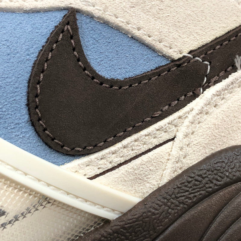 【現状渡し品】【メンズ】 NIKE ナイキ × TRAVIS SCOTT トラヴィススコット ZOOM FIELD JAXX HQ3072-400 ズーム フィールド ジャックス スニーカー シューズ 靴 160-250917-hn-03-fur サイズ：27.0cm US 9 カラー：ペールブルー/アイボリー/ブラウン系 万代Net店