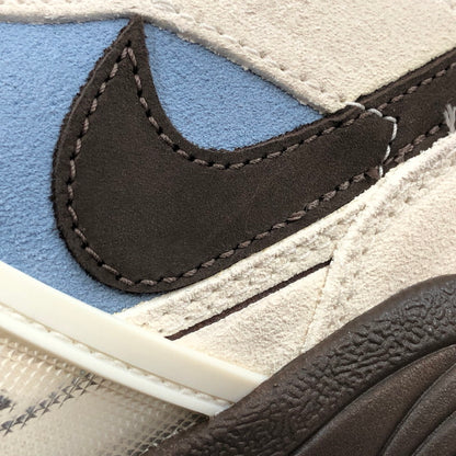 【現状渡し品】【メンズ】 NIKE ナイキ × TRAVIS SCOTT トラヴィススコット ZOOM FIELD JAXX HQ3072-400 ズーム フィールド ジャックス スニーカー シューズ 靴 160-250917-hn-03-fur サイズ：27.0cm US 9 カラー：ペールブルー/アイボリー/ブラウン系 万代Net店