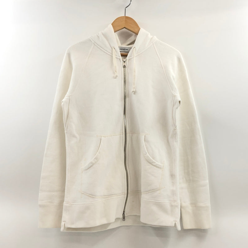 【中古品】【メンズ】 NONNATIVE ノンネイティブ DWELLER HOODED FULL ZIP COTTON SWEAT NN-C2601 ドウェラー フーデッド フルジップ コットン スウェット パーカー トップス 140-260809-hn-04-fur カラー：ホワイト 万代Net店