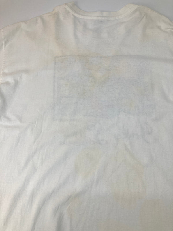 【現状渡し品】【メンズ】 HANES ヘインズ INKS LAKE PRINT T SHIRT インクスレイクプリントTシャツ 半袖トップス 145-260826-YS-04-hon サイズ：XL カラー：ホワイト 万代Net店