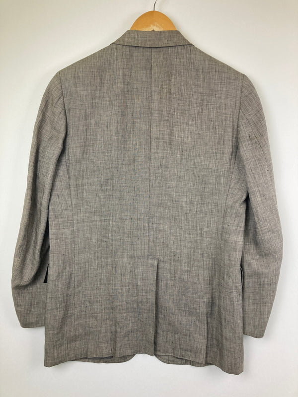 【中古品】【メンズ】 J.PRESS ジェイプレス PRESSTIGE LINEN TAILORED JACKET PMJ-BROV-YM-3-0068 プレステージリネンテーラードジャケット アウター 145-260826-YS-05-hon サイズ：C94-W82-T175 カラー：グレー 万代Net店