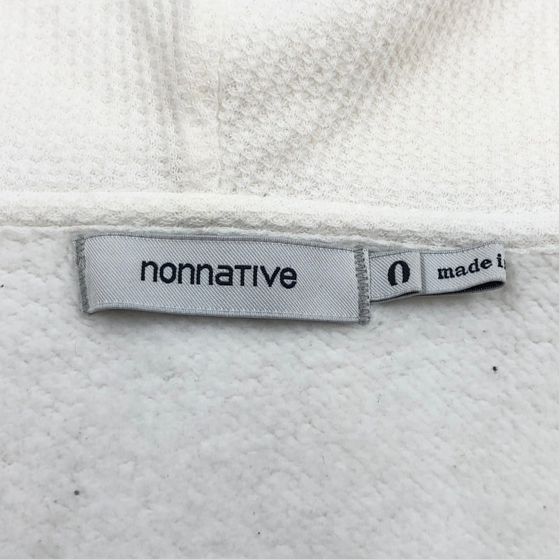 【中古品】【メンズ】 NONNATIVE ノンネイティブ DWELLER HOODED FULL ZIP COTTON SWEAT NN-C2601 ドウェラー フーデッド フルジップ コットン スウェット パーカー トップス 140-260809-hn-04-fur カラー：ホワイト 万代Net店