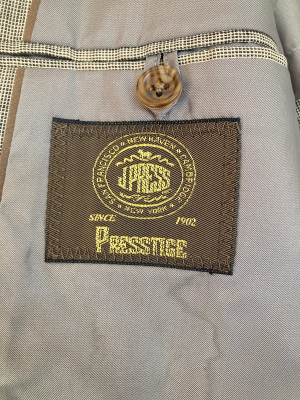 【中古品】【メンズ】 J.PRESS ジェイプレス PRESSTIGE LINEN TAILORED JACKET PMJ-BROV-YM-3-0068 プレステージリネンテーラードジャケット アウター 145-260826-YS-05-hon サイズ：C94-W82-T175 カラー：グレー 万代Net店