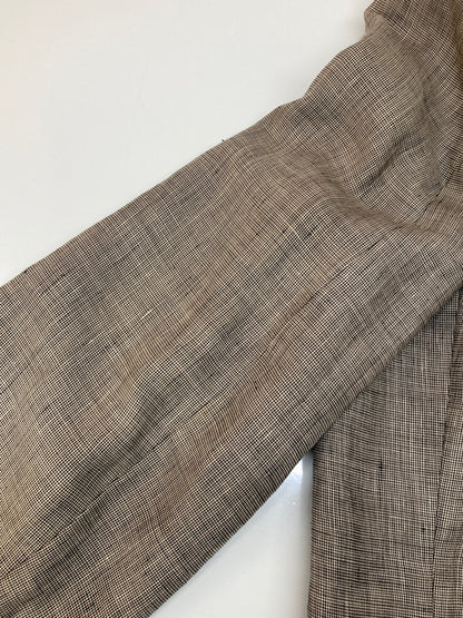【中古品】【メンズ】 J.PRESS ジェイプレス PRESSTIGE LINEN TAILORED JACKET PMJ-BROV-YM-3-0068 プレステージリネンテーラードジャケット アウター 145-260826-YS-05-hon サイズ：C94-W82-T175 カラー：グレー 万代Net店