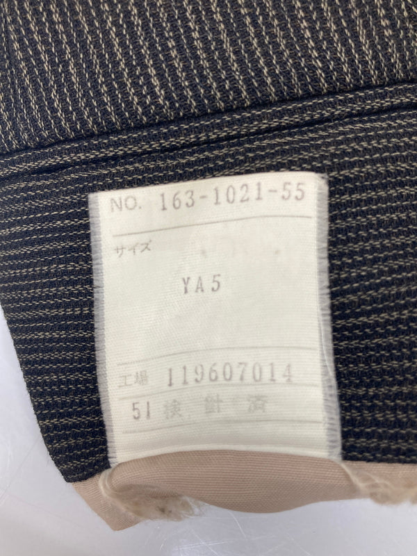 【中古品】【メンズ】 BASIC UOMO COLLECTION ベーシック ウオモ コレクション STRIPE WOOL SETUP SUIT 163-1021-55 ストライプウールセットアップスーツ アウター 147-260826-YS-06-hon サイズ：(90-76-170) パンツ(YA5) カラー：ダークブラウン 万代Net店
