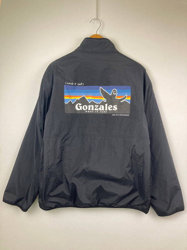 【中古美品】【メンズ】 MARK GONZALES マークゴンザレス REVERSIBLE STAND COLLAR JACKET 2H5-63811 リバーシブルスタンドカラージャケット アウター 150-260826-YS-07-hon サイズ：L カラー：ブラック/ホワイト 万代Net店