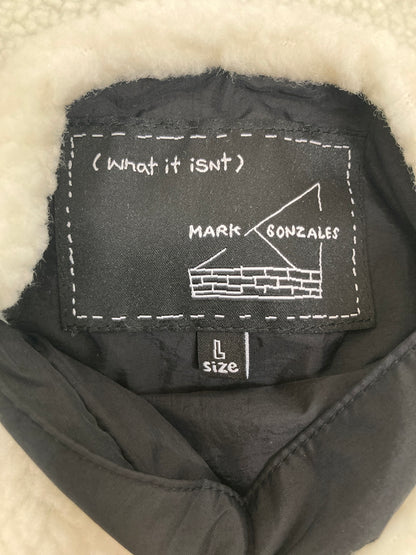 【中古美品】【メンズ】 MARK GONZALES マークゴンザレス REVERSIBLE STAND COLLAR JACKET 2H5-63811 リバーシブルスタンドカラージャケット アウター 150-260826-YS-07-hon サイズ：L カラー：ブラック/ホワイト 万代Net店