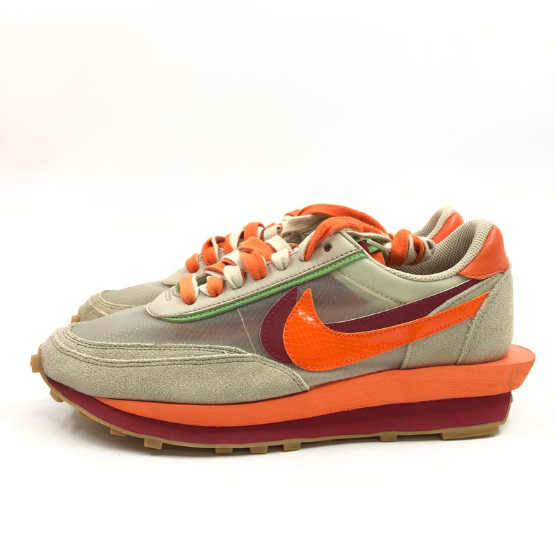 【中古品】【メンズ】 NIKE ナイキ × CLOT クロット × SACAI サカイ LD WAFFLE "ORANGE BLAZE" DH1347-100 LDワッフル オレンジ ブレイズ スニーカー シューズ 靴 160-260809-hn-07-fur サイズ：28.5cm US10.5 カラー：ベージュ/オレンジ/レッド 万代Net店
