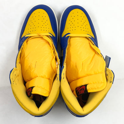 【中古美品】【メンズ】 NIKE ナイキ WOMEN'S AIR JORDAN 1 HIGH OG FD2596-700 ウィメンズ エアジョーダン1 ハイ OG スニーカー シューズ 靴 160-260523-hn-03-fur サイズ：28.5cm US11.5 カラー：イエロー/ブルー系 万代Net店