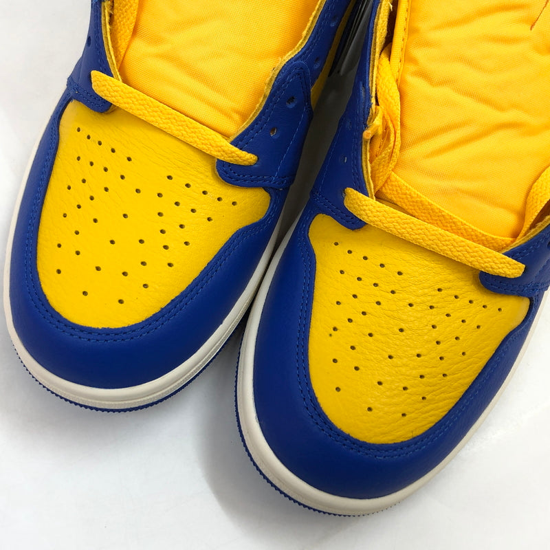 【中古美品】【メンズ】 NIKE ナイキ WOMEN'S AIR JORDAN 1 HIGH OG FD2596-700 ウィメンズ エアジョーダン1 ハイ OG スニーカー シューズ 靴 160-260523-hn-03-fur サイズ：28.5cm US11.5 カラー：イエロー/ブルー系 万代Net店