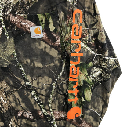 【中古品】【メンズ】 Carhartt カーハート CAMO SLEEVE LOGO L/S TEE カーハート Tシャツ 147-251002-SY-01-iwa サイズ：M 万代Net店