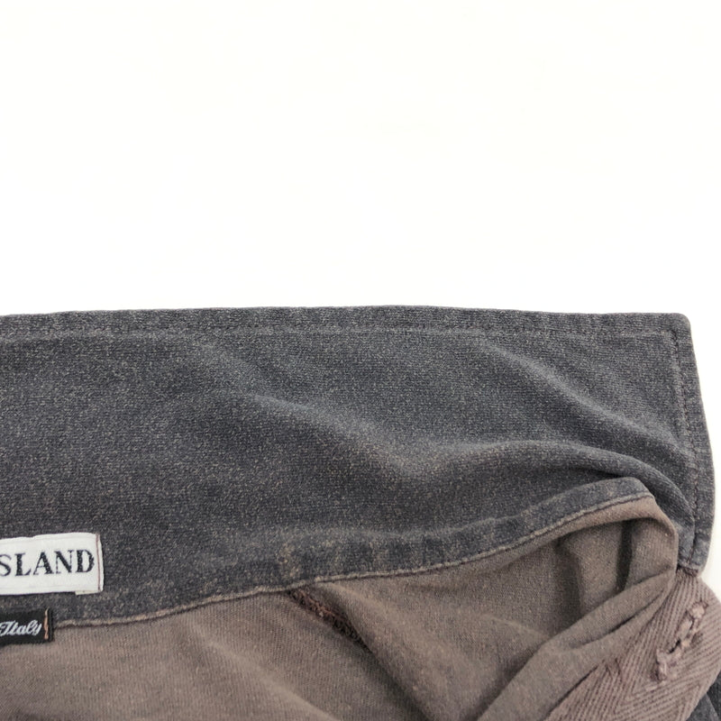 【現状渡し品】【メンズ】 STONE ISLAND ストーンアイランド 00S S/S SHIRT 半袖シャツ カジュアルシャツ トップス 141-260809-hn-10-fur サイズ：L カラー：チャコール系 万代Net店
