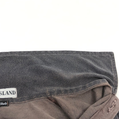 【現状渡し品】【メンズ】 STONE ISLAND ストーンアイランド 00S S/S SHIRT 半袖シャツ カジュアルシャツ トップス 141-260809-hn-10-fur サイズ：L カラー：チャコール系 万代Net店