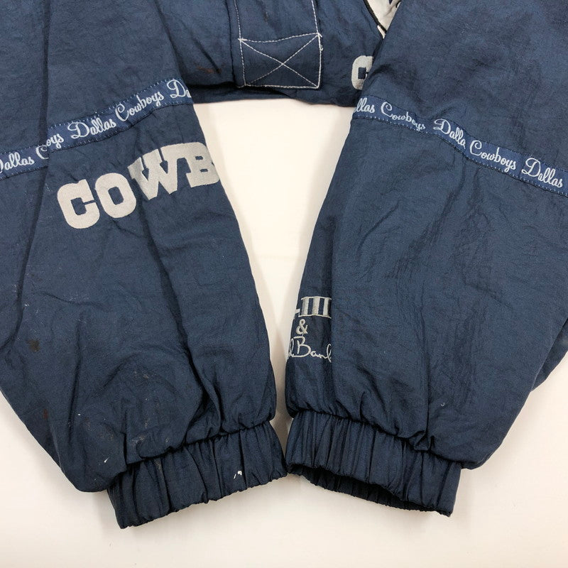 【ジャンク品】【メンズ】 NFL ナショナル・フットボール・リーグ DALLAS COWBOYS ダラス カウボーイズ ナイロンジャケット アウター 146-251213-hn-03-fur サイズ：L/G カラー：ネイビー/グレー系 万代Net店