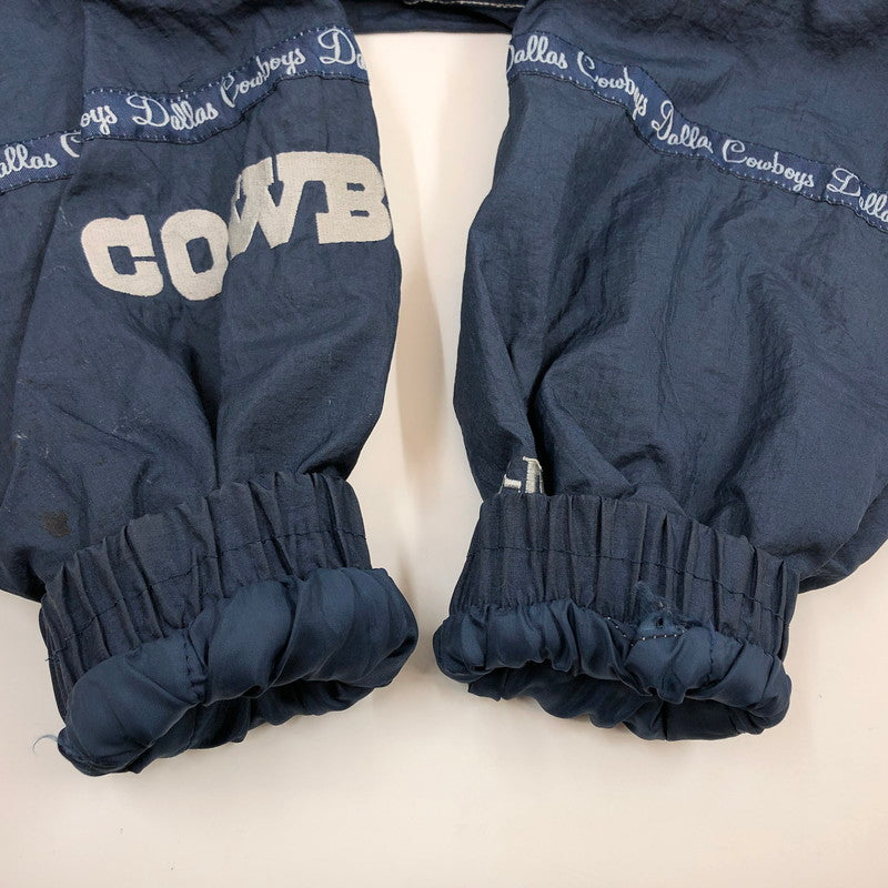 【ジャンク品】【メンズ】 NFL ナショナル・フットボール・リーグ DALLAS COWBOYS ダラス カウボーイズ ナイロンジャケット アウター 146-251213-hn-03-fur サイズ：L/G カラー：ネイビー/グレー系 万代Net店