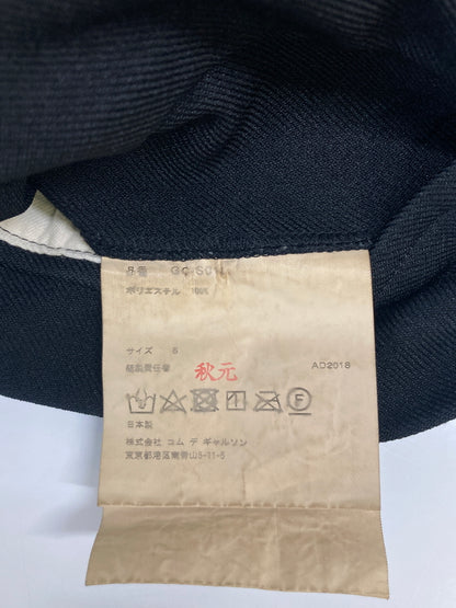 【中古品】【レディース】 COMME des GARCONS コムデギャルソン POLYESTER CRINKLE CUT OFF SIDE SLIT SKIRT GC-S011 ポリ縮絨断ち切りサイドスリットスカート ボトムス 260826-YS-10-hon サイズ：S カラー：ブラック 万代Net店