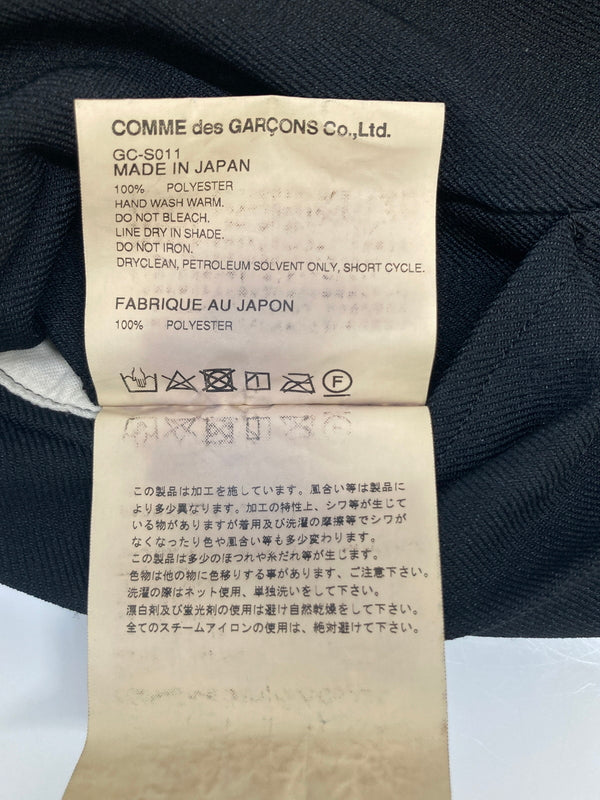【中古品】【レディース】 COMME des GARCONS コムデギャルソン POLYESTER CRINKLE CUT OFF SIDE SLIT SKIRT GC-S011 ポリ縮絨断ち切りサイドスリットスカート ボトムス 260826-YS-10-hon サイズ：S カラー：ブラック 万代Net店