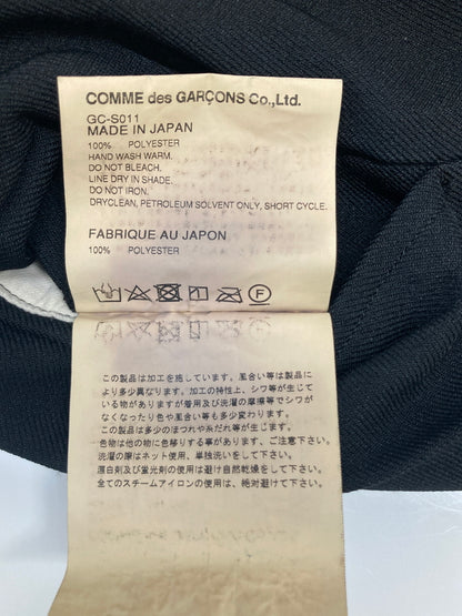 【中古品】【レディース】 COMME des GARCONS コムデギャルソン POLYESTER CRINKLE CUT OFF SIDE SLIT SKIRT GC-S011 ポリ縮絨断ち切りサイドスリットスカート ボトムス 260826-YS-10-hon サイズ：S カラー：ブラック 万代Net店