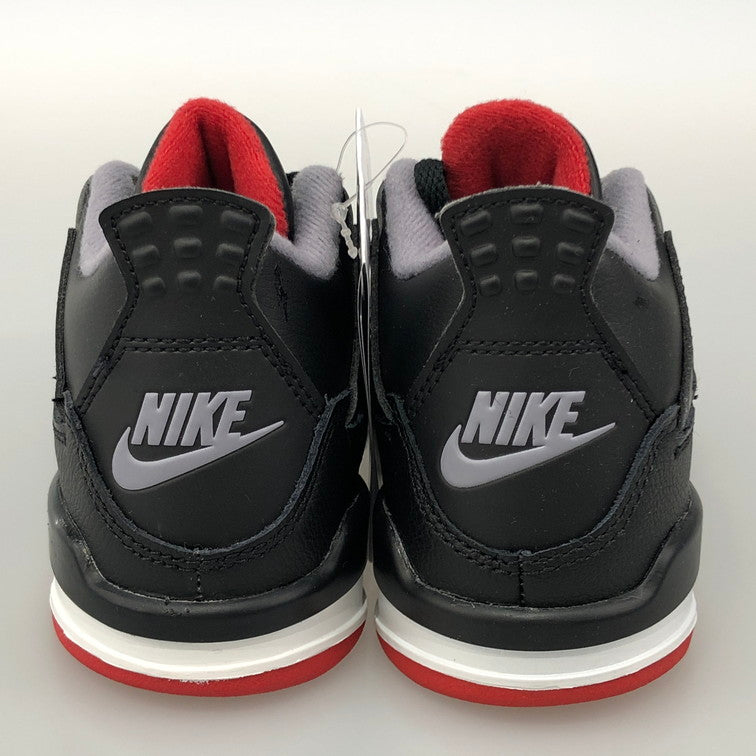 【中古美品】【キッズ】 NIKE ナイキ BQ7669-006/PS AIR JORDAN 4 RETRO BRED REIMAGINED ナイキ キッズ　スニーカー 160-251002-SY-03-iwa サイズ：17CM カラー：BLACK系 万代Net店