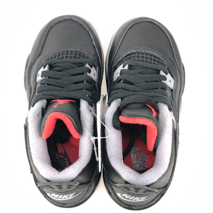 【中古美品】【キッズ】 NIKE ナイキ BQ7669-006/PS AIR JORDAN 4 RETRO BRED REIMAGINED ナイキ キッズ　スニーカー 160-251002-SY-03-iwa サイズ：17CM カラー：BLACK系 万代Net店
