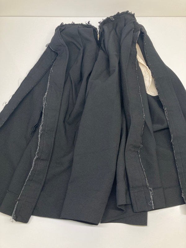 【中古品】【レディース】 COMME des GARCONS コムデギャルソン POLYESTER CRINKLE CUT OFF SIDE SLIT SKIRT GC-S011 ポリ縮絨断ち切りサイドスリットスカート ボトムス 260826-YS-10-hon サイズ：S カラー：ブラック 万代Net店