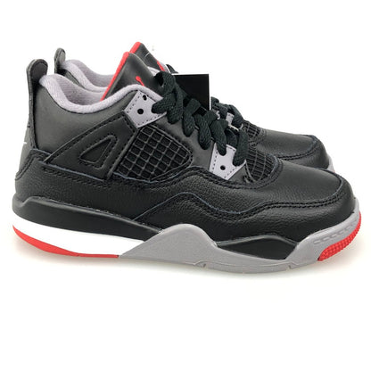 【中古美品】【キッズ】 NIKE ナイキ BQ7669-006/PS AIR JORDAN 4 RETRO BRED REIMAGINED ナイキ キッズ　スニーカー 160-251002-SY-03-iwa サイズ：17CM カラー：BLACK系 万代Net店