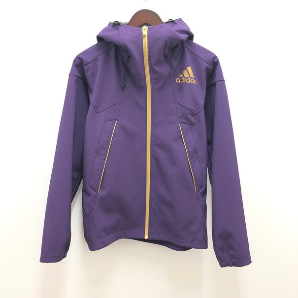 【中古品】【メンズ】 adidas アディダス ADIDAS ZIP UP HOODED JACKET 148-241204-SU-01-tom サイズ：M カラー：PURPLE 万代Net店