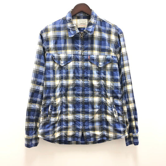 【中古品】【メンズ】 Levi's リーバイス LEVI'S 長袖ジップシャツ (fuz) 147-241204-SU-02-tom サイズ：L カラー：BLUE 万代Net店