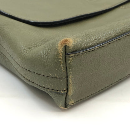 【現状渡し品】【メンズ】 COACH コーチ F71721 レザーショルダーバッグ カバン 180-251213-hn-05-fur カラー：グリーン系 万代Net店