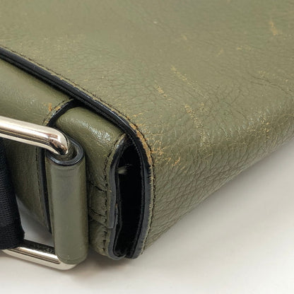 【現状渡し品】【メンズ】 COACH コーチ F71721 レザーショルダーバッグ カバン 180-251213-hn-05-fur カラー：グリーン系 万代Net店