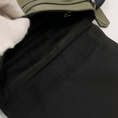 【現状渡し品】【メンズ】 COACH コーチ F71721 レザーショルダーバッグ カバン 180-251213-hn-05-fur カラー：グリーン系 万代Net店