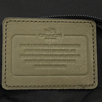 【現状渡し品】【メンズ】 COACH コーチ F71721 レザーショルダーバッグ カバン 180-251213-hn-05-fur カラー：グリーン系 万代Net店