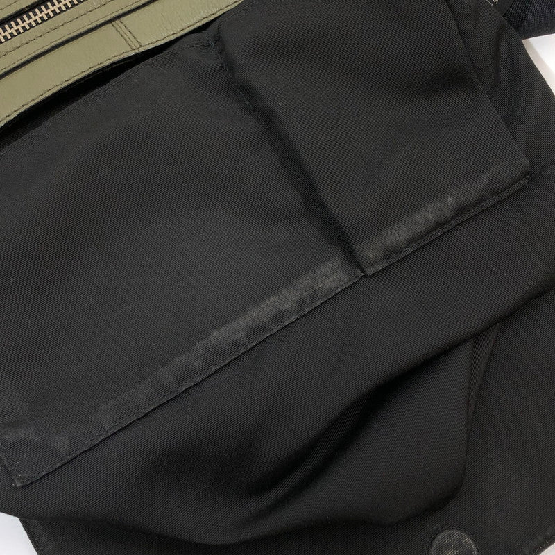 【現状渡し品】【メンズ】 COACH コーチ F71721 レザーショルダーバッグ カバン 180-251213-hn-05-fur カラー：グリーン系 万代Net店