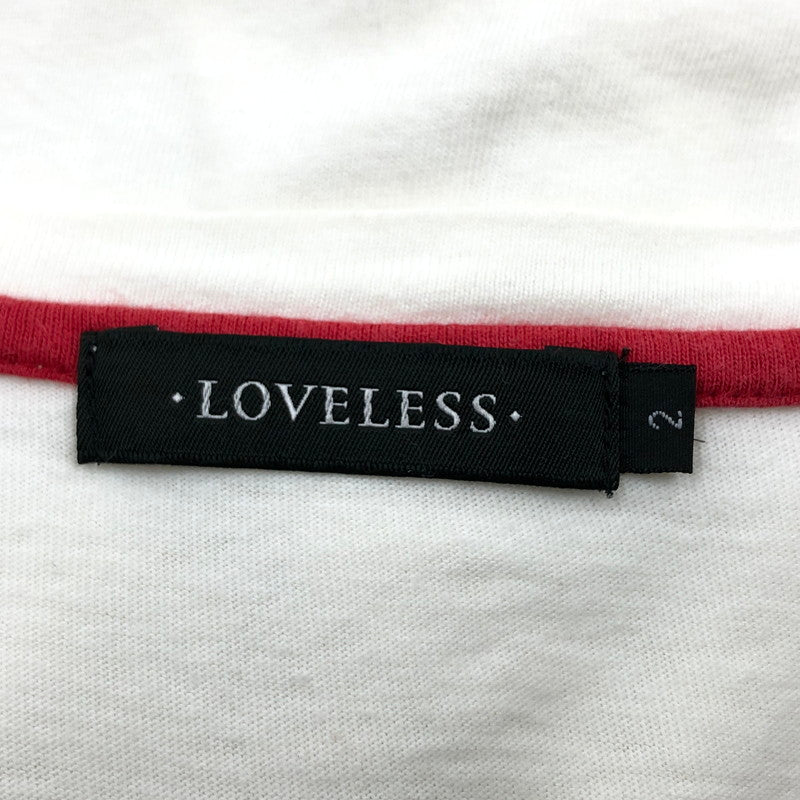 【現状渡し品】【メンズ】 LOVELESS ラブレス 半袖Tシャツ トップス 140-251213-hn-06-fur サイズ：2 カラー：ホワイト 万代Net店