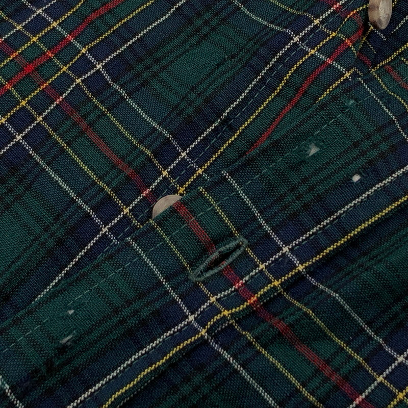 【ジャンク品】【メンズ】 PENDLETON ペンドルトン 70S CHECK SHIRT 70年代 チェックシャツ カジュアルシャツ トップス 146-251213-hn-07-fur サイズ：XL カラー：マルチカラー 万代Net店