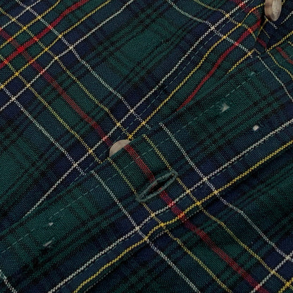 【ジャンク品】【メンズ】 PENDLETON ペンドルトン 70S CHECK SHIRT 70年代 チェックシャツ カジュアルシャツ トップス 146-251213-hn-07-fur サイズ：XL カラー：マルチカラー 万代Net店