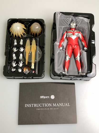 【現状渡し品】 S.H.F 真骨彫製法 ウルトラマンティガ パワータイプ アクションフィギュア 044-260205-zi-14-min 万代Net店