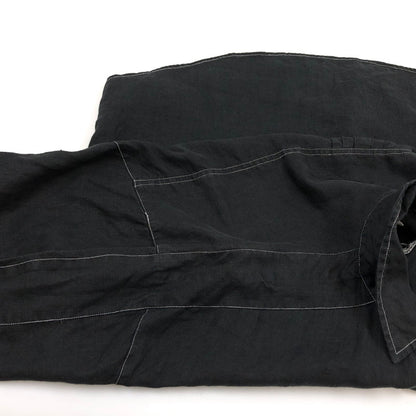 【現状渡し品】【メンズ】 GOOUCH リネンシャツ カジュアルシャツ 長袖 トップス 146-251214-hn-05-fur サイズ：M カラー：ブラック 万代Net店