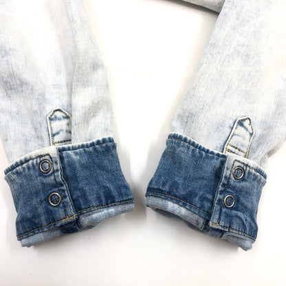 【中古品】【メンズ】 BIG JOHN ビッグジョン デニムシャツ カジュアルシャツ トップス 145-251214-hn-06-fur サイズ：S カラー：ブルー系 万代Net店