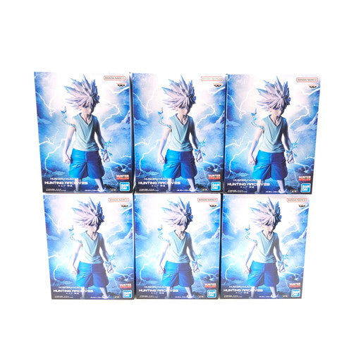 【中古美品】 バンプレスト HUNTER×HUNTER HUNTING ARCHIVES キルア 神速 フィギュア 計6体セット まとめ売り 051-260909-ma-02-fur 万代Net店