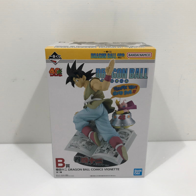 【中古美品】 一番くじ DRAGON BALL 40th ～其之一～ B賞 巻四十二 DRAGON BALL COMICS VIGNETTE ドラゴンボール 未開封 050-260803-ti-05-tag 万代Net店
