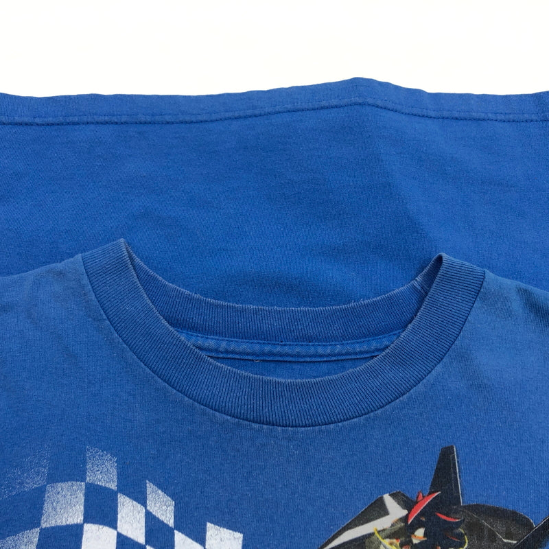 【現状渡し品】【メンズ】 SONIC ソニック PRINT S/S TEE プリント 半袖Tシャツ トップス 146-260810-hn-02-fur サイズ：XL カラー：ブルー 万代Net店