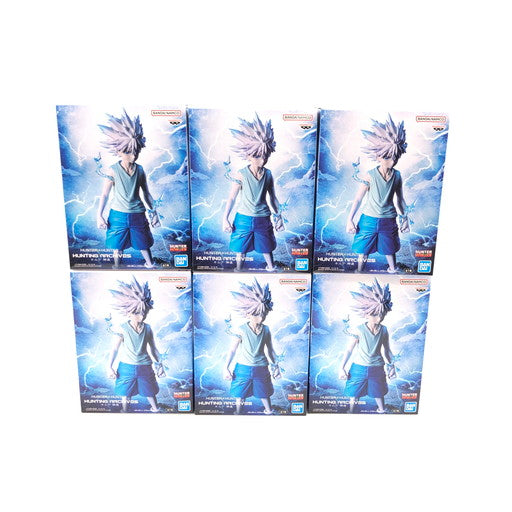 【中古美品】 バンプレスト HUNTER×HUNTER HUNTING ARCHIVES キルア 神速 フィギュア 計6体セット まとめ売り 051-260909-ma-03-fur 万代Net店